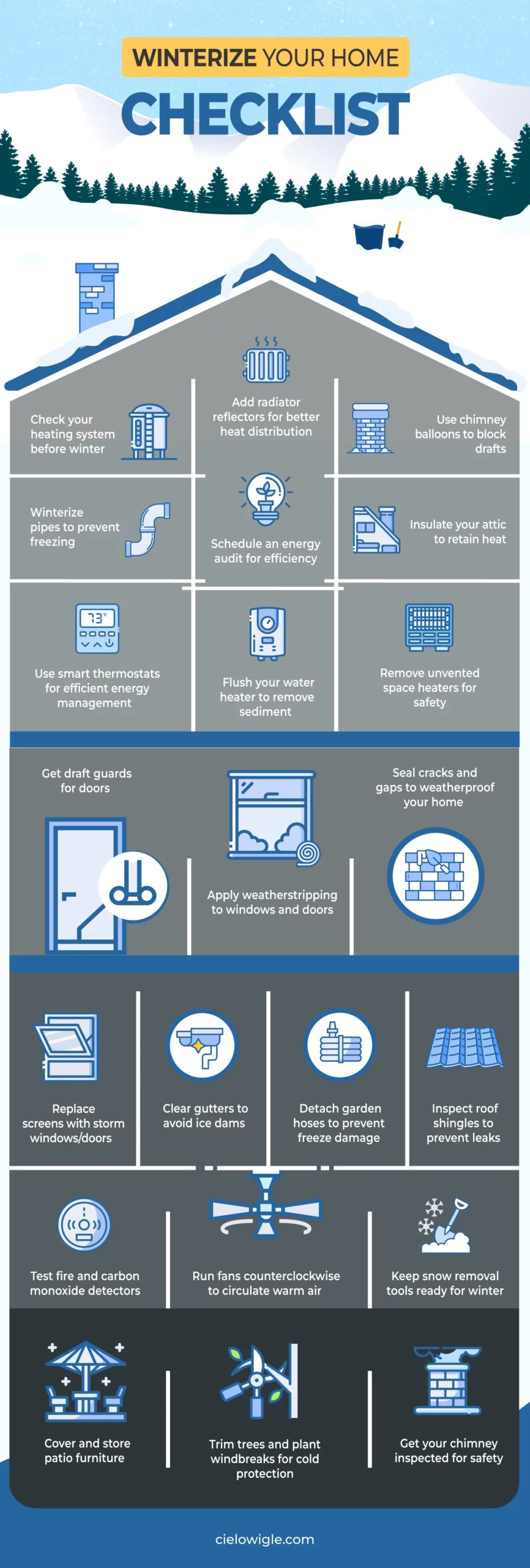 winterize your home checklist