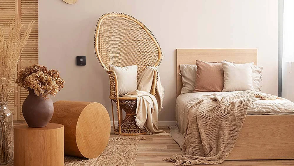 Smart heating with mini-split thermostat.