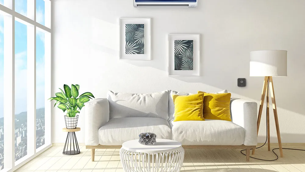 Cielo breez max maintaining ideal temperature in a sunroom