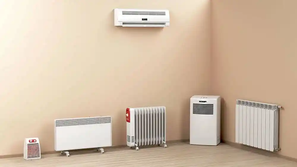 Different types of HVAC systems.