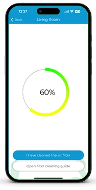 Air filter status & more