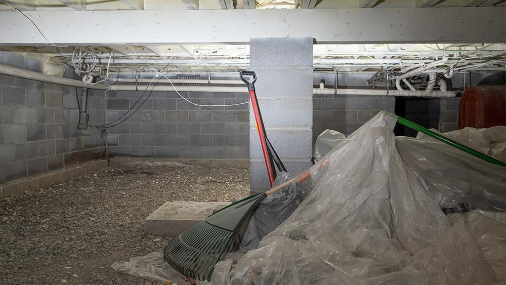 Crawl space insulation