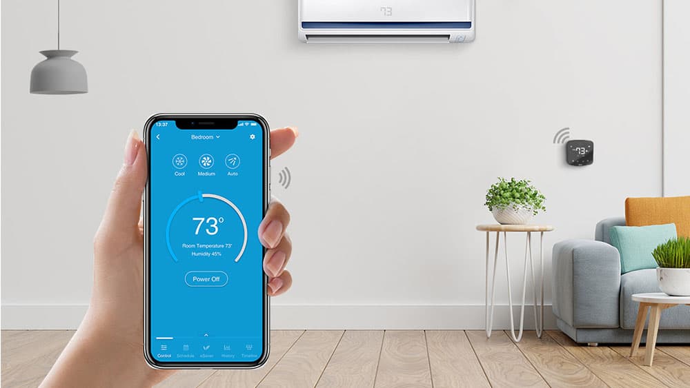 Cielo Breez smart AC controller. Make air conditioning smart!