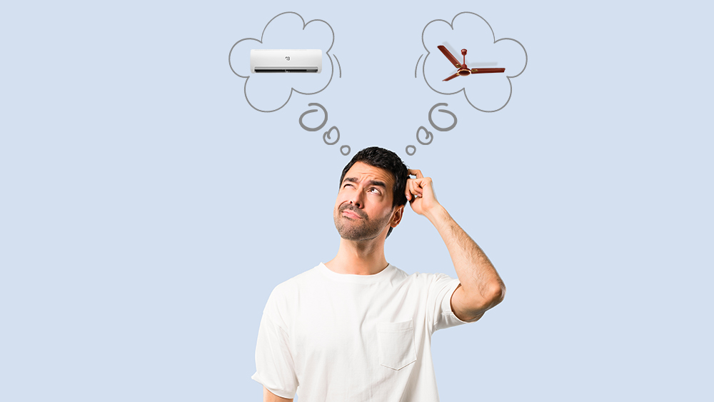 AC vs Fan usage in summer season