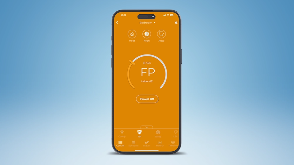 Freeze protection mode Cielo Home app