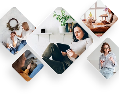 Cielo breez smart AC controllers in different lifestyle settings