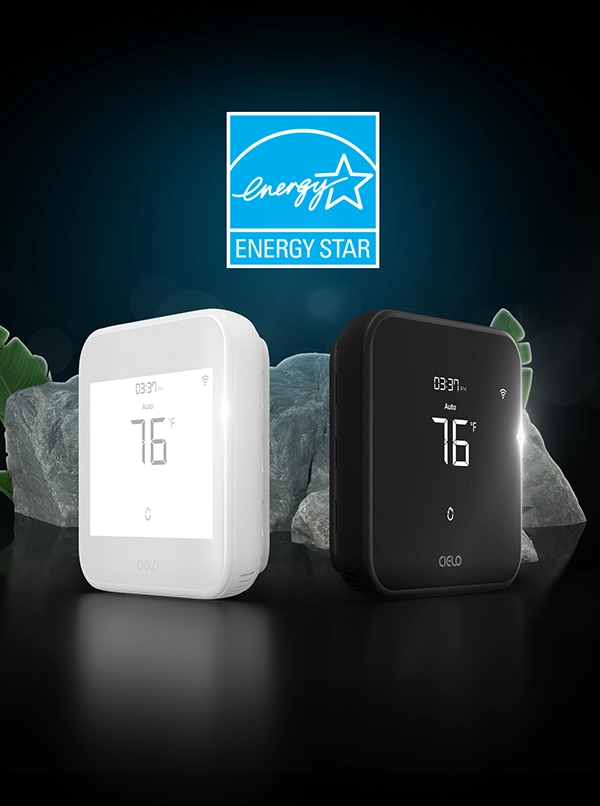 Cielo Smart Thermostat Eco Black & White Color