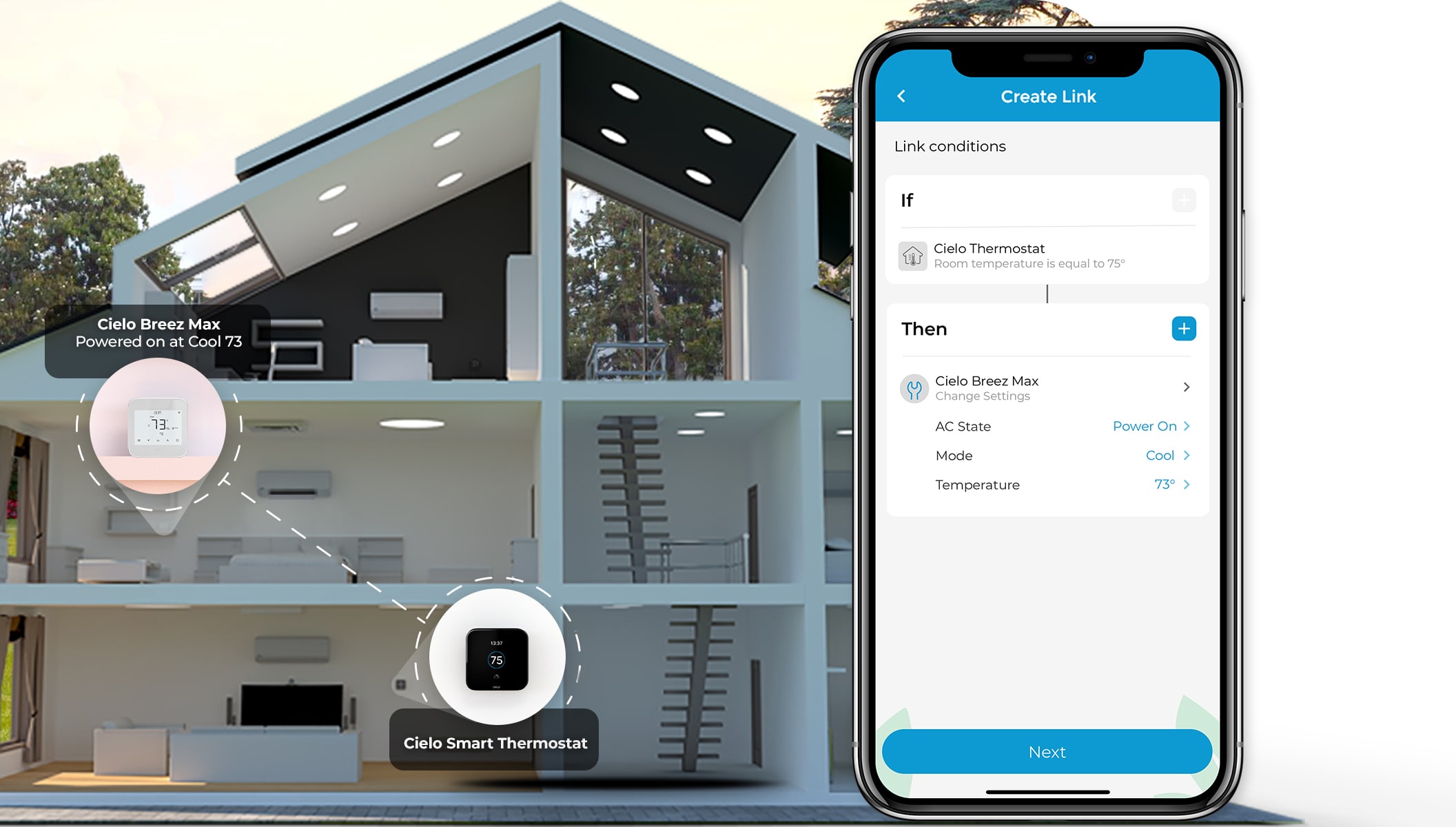 using app to activate triggers
