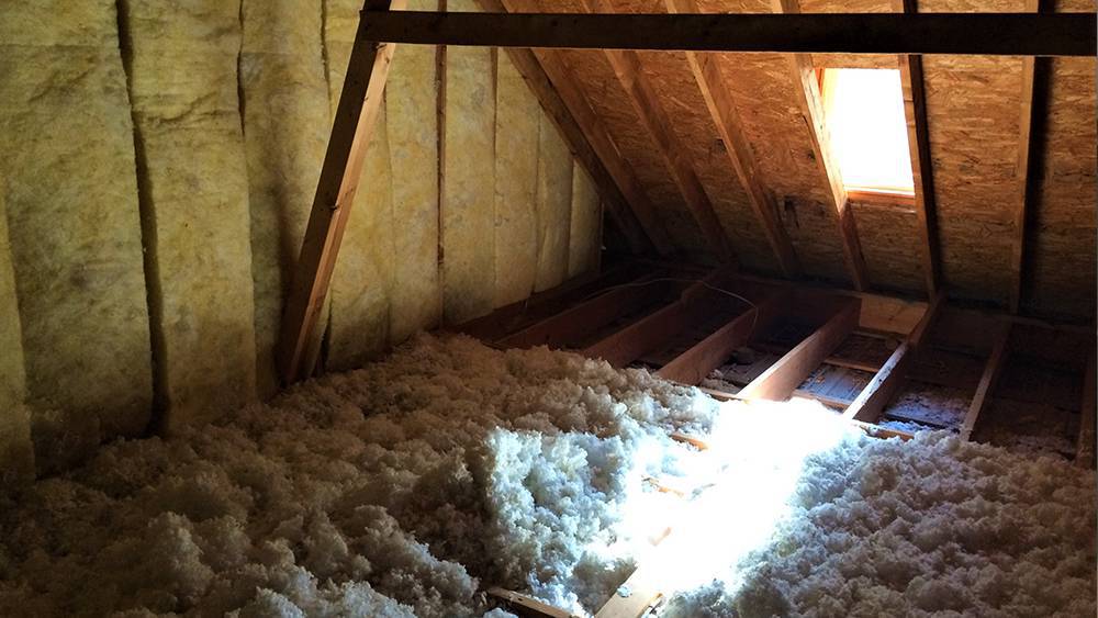 Loose fill or blown in insulation