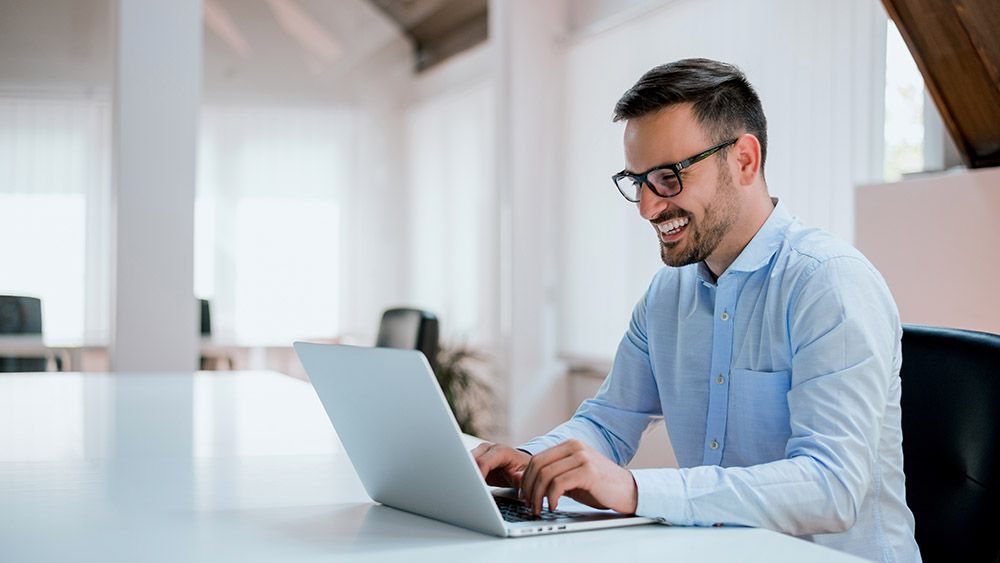 Man working in office
