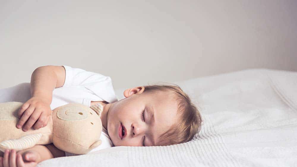 Baby sleeping peacefully.