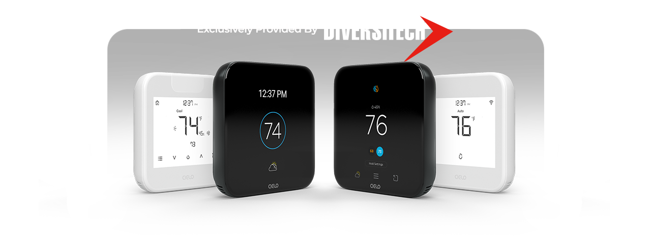 Cielo Smart Thermostat, Cielo Smart Thermostat Eco in white, Cielo Breez Max in Black