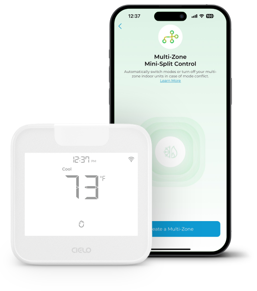 Cielo Breez Max for multi-zone mini-split control via Cielo Home app