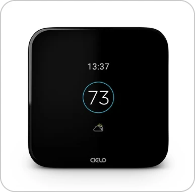 Cielo Smart Thermostat in black