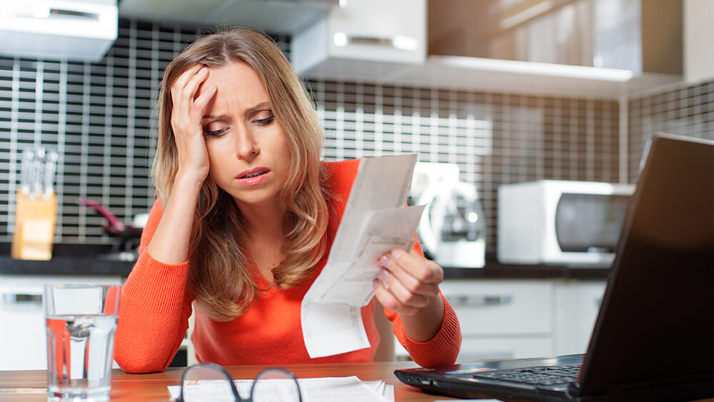 Increased utility bills because of faulty AC