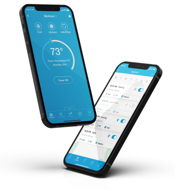 Cielo home app screens